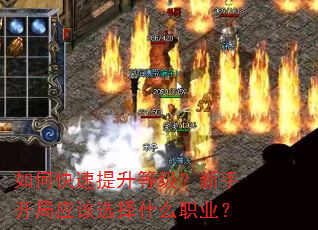 如何快速提升等级?新手开局应该选择什么职业? 如何快速提升等级?新手开局应该选择什么职业?