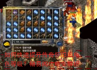 如何快速提升传奇怀旧服角色等级?畅易阁攻略全解析 如何快速提升传奇怀旧服角色等级?畅易阁攻略全解析