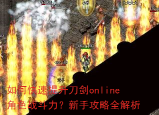 如何快速提升刀剑online角色战斗力?新手攻略全解析 如何快速提升刀剑online角色战斗力?新手攻略全解析