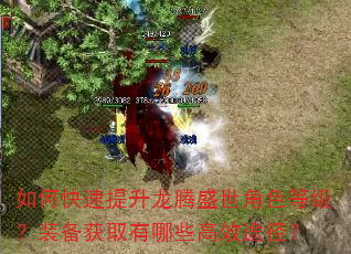 如何快速提升龙腾盛世角色等级?装备获取有哪些高效途径? 如何快速提升龙腾盛世角色等级?装备获取有哪些高效途径?